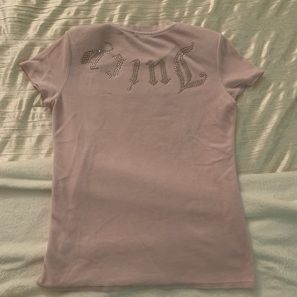 Juicy Couture velvet Pink shirt
